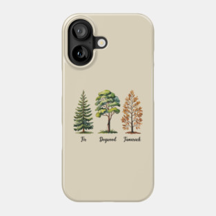 Subtle Tree Anti Trump Funny Fir Dogwood Tamarack Phone Case