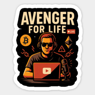 Avenger for Life Sticker