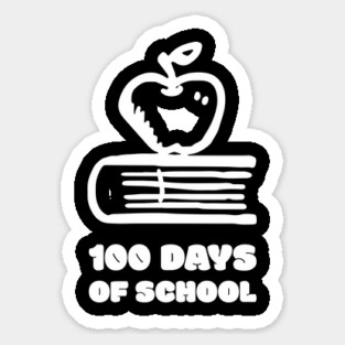 100 days of school Sticker