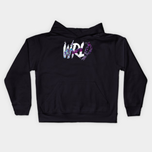Juice Wrld text Kids Hoodie