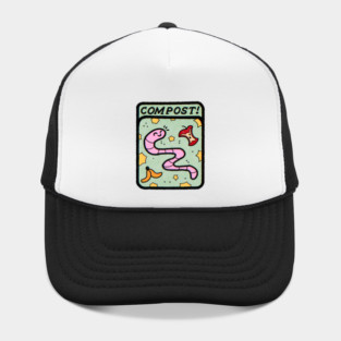Big Cute Compost Worm Hat