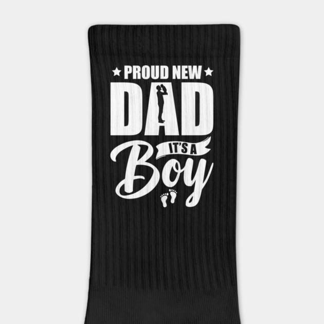 Vintage Proud New Dad – It's A Boy T-Shirt | Funny First-Time Father Gift by Prinyos