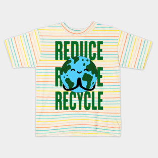 Reduce Reuse Recycle Kids T-Shirt