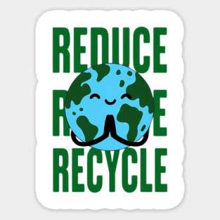 Reduce Reuse Recycle Magnet