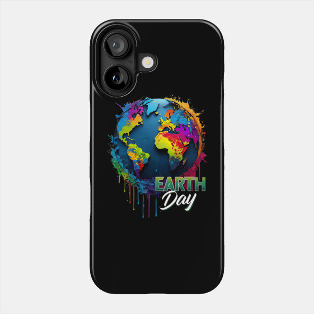 Earth Day Earth Planet Phone Case by Creatifly Graphic Tees