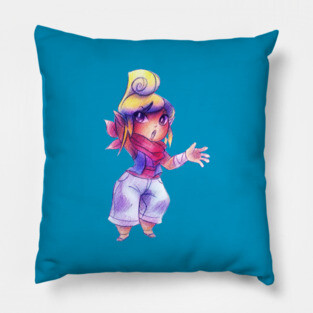Tetra - Colored Pencil Pillow