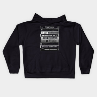 Hip Hop Classic Tapes "Hip Hop Rewind" Kids Hoodie