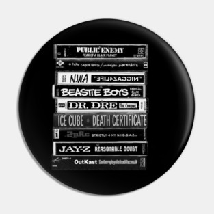 Hip Hop Classic Tapes "Hip Hop Rewind" Pin