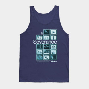 Severance Intro Theme Dark Tank Top