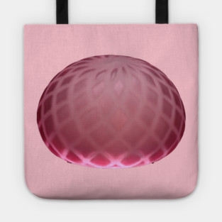 Pink Paperweight - Art Glass Tote