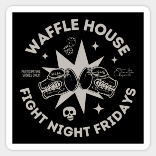 Fight Night Fridays Sticker