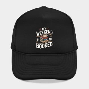 Weekend Is All Booked: A Divine Stack of Bibles Hat