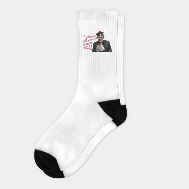 So I Married An Axe Murderer: Bagpipe Karaoke Socks by 51Deesigns