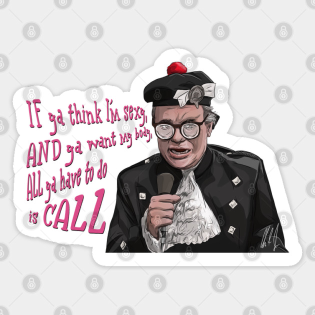 So I Married An Axe Murderer: Bagpipe Karaoke Sticker by 51Deesigns