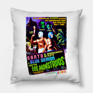 Santo y Blue Demon contra Los Monstruos Pillow