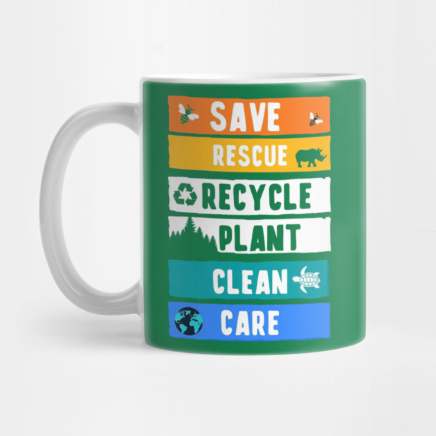 Earth Day, Environment Day, Save The Planet by Creatifly Graphic Tees
