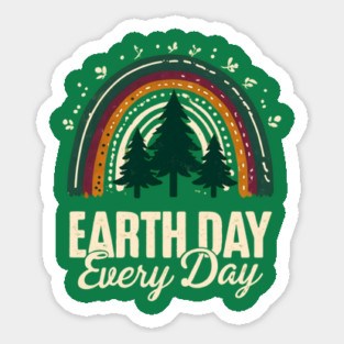 Earth Day Every Day Sticker