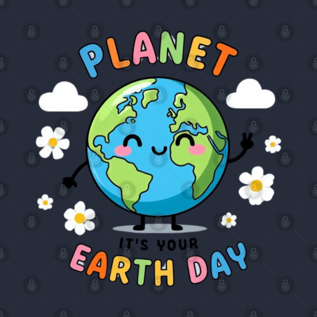 Go Planet It's Your Earth Day by Creatifly Graphic Tees