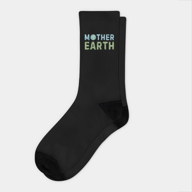 Mother Earth Socks by Creatifly Graphic Tees