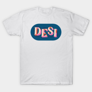 Desi Dark Color BG T-Shirt