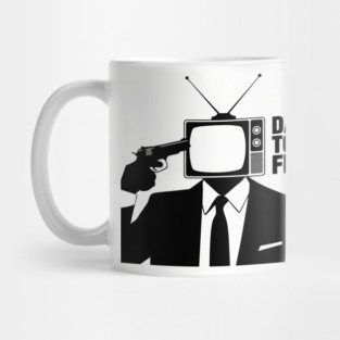 Dare to Be Free Dark Satirical Anti Establishment Mug