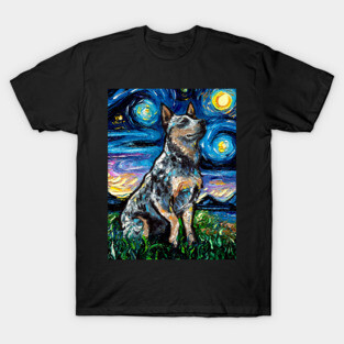 Blue Heeler Night T-Shirt