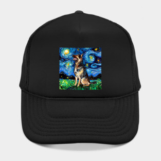 German Shepherd Night 2 Hat
