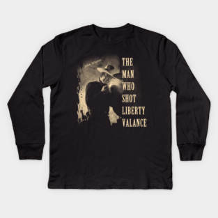 The Man Who Shot Liberty Valance Kids Long Sleeve T-Shirt