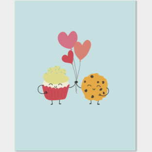 Cupcake love Posters and Art