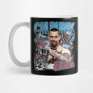 CM Punk Retro Bootleg Mug