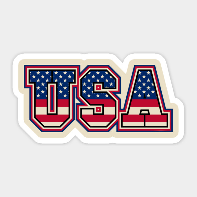 USA Letters Sticker by Oscar's Store 1