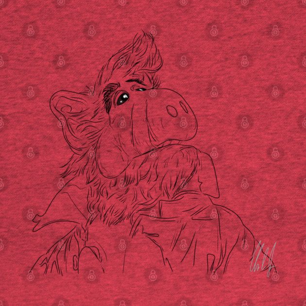 Alf: Going Home [Outline] by 51Deesigns