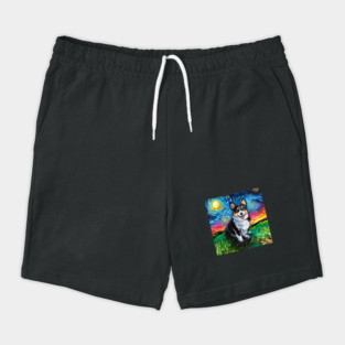 Tri Color Corgi Night Shorts