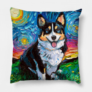 Tri Color Corgi Night Pillow