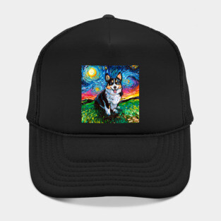 Tri Color Corgi Night Hat