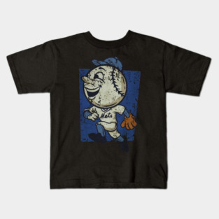 mets funny -retro Kids T-Shirt