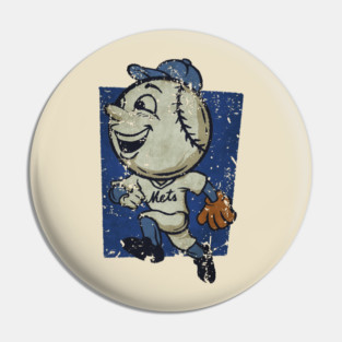 mets funny -retro Pin