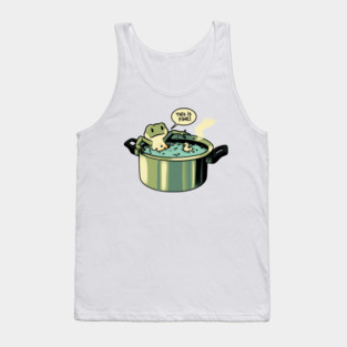 Thats Fine Frog Pot by Tobe Fonseca Tank Top
