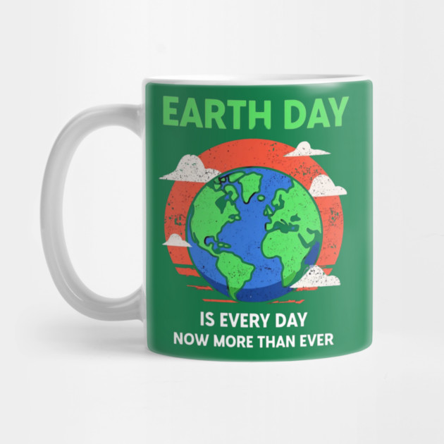 Retro Earth Day Is Every Day Now More Than Ever by Creatifly Graphic Tees