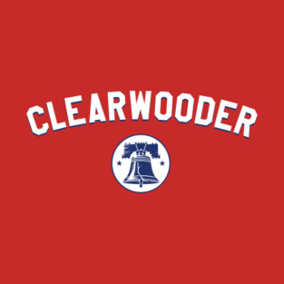 Clearwooder Philadelphia Baseball Design T-Shirt