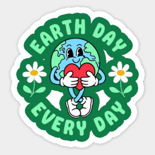 Earth Day Every Day Sticker