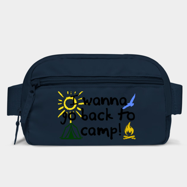 I wanna go back to camp, fun design for returning to camp by Luxinda