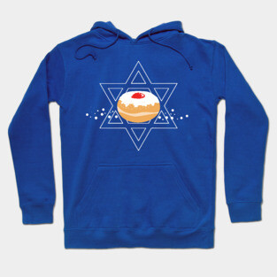 Hanukkah Jelly Donut WPH MEDIA Hoodie