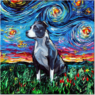 Pitbull Night Posters and Art