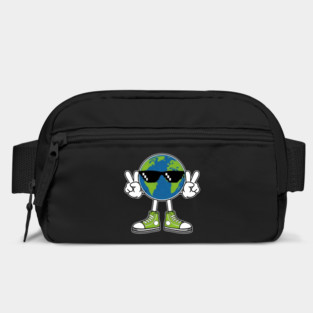 Funny Earth Day Planet Peace Hand Bag