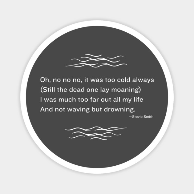 Stevie Smith Magnet by WriterHQ