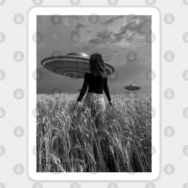 Welcome UFOs #4 Sticker by Megadorim