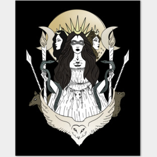Hecate - Triple Lunar Goddess Posters and Art