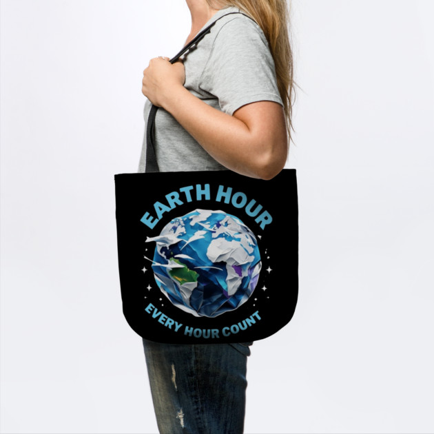 Earth Hour Every Hour Count by Creatifly Graphic Tees