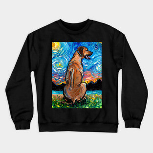 Rhodesian Ridgeback Night Crewneck Sweatshirt